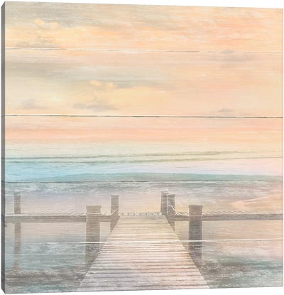 The Beach is Calling Canvas Art Print - Dock & Pier Art