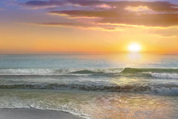 Large Photography - Canvas Prints: Dawn Rays by Mike Calascibetta