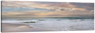 Soft Twilight Canvas Art Print - Sandy Beach Art