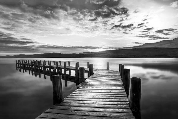 Mike Calascibetta: Evening Dock by Mike Calascibetta