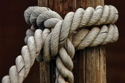 Rope Knot III by Mike Calascibetta art print