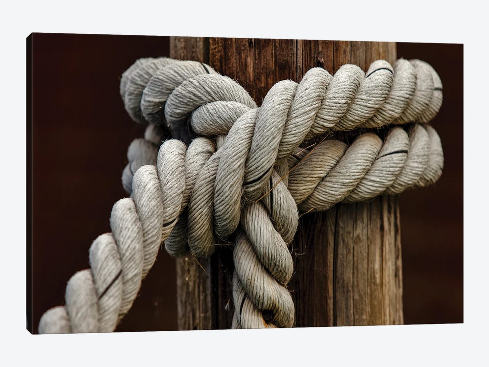 Rope Knot III by Mike Calascibetta 1-piece Canvas Print