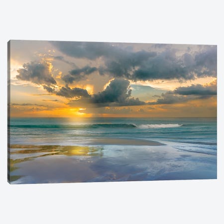 Tides and Sunsets Canvas Print #CAL94} by Mike Calascibetta Canvas Wall Art