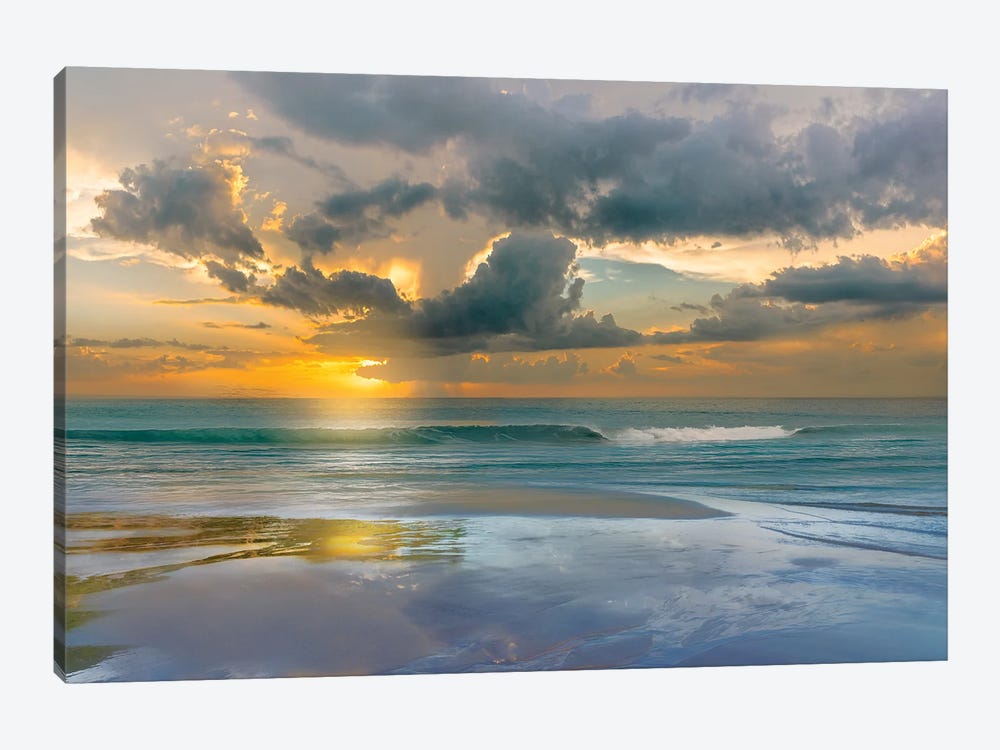 Tides and Sunsets by Mike Calascibetta 1-piece Canvas Wall Art