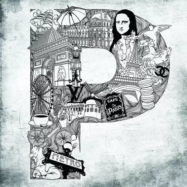 Kids Educational Art: Paris by 5by5collective