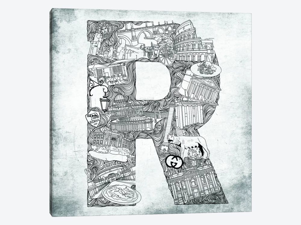 Rome by 5by5collective 1-piece Canvas Art