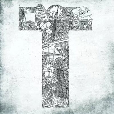 Tokyo by 5by5collective canvas print