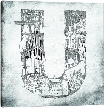 Utrecht Canvas Art Print - Alphabet City