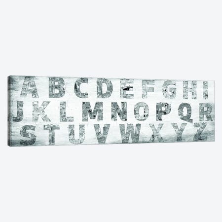 City Alphabet Panoramic Canvas Print #CALP27} by 5by5collective Canvas Wall Art