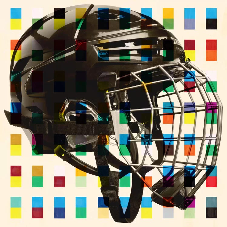 Hockey Mask by Unknown Artist wall art