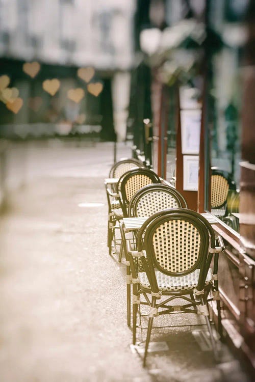 Cafe Chairs on Quiet Village Street