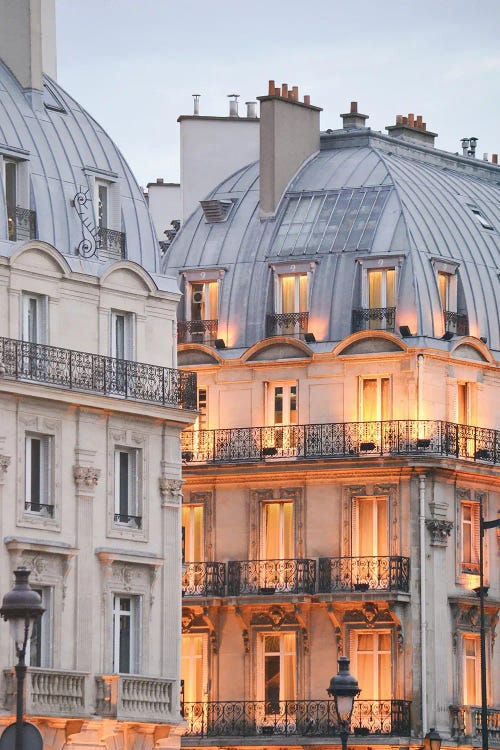 Golden Glow in The City of Light by Carina Okula wall art