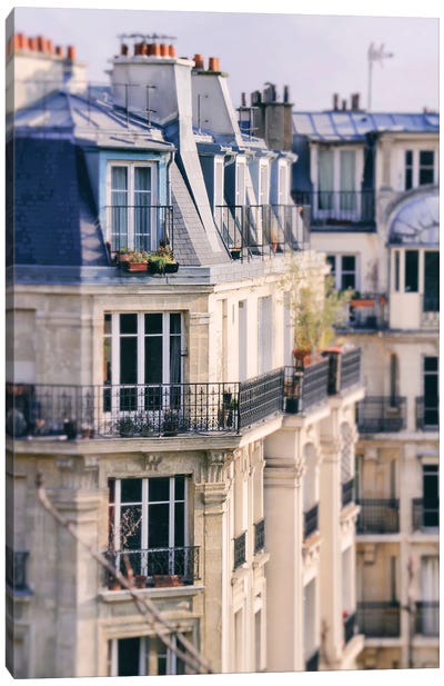 The Paris Apartment View Canvas Art Print