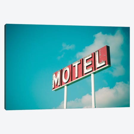 Vintage Motel IV Canvas Print #CAP3} by Recapturist Art Print