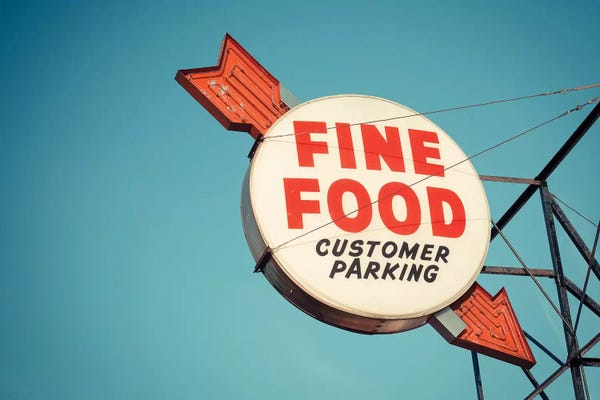 Signs: Vintage Diner III by Recapturist