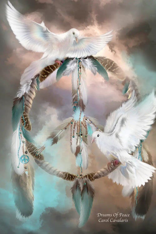 Dreams Of Peace by Carol Cavalaris wall art