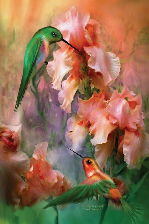 Flirt So Sweetly by Carol Cavalaris wall art