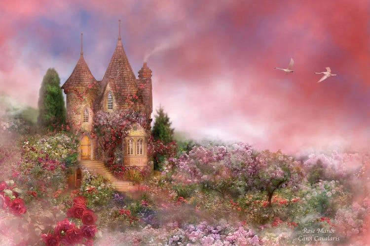 Rose Manor by Carol Cavalaris wall art