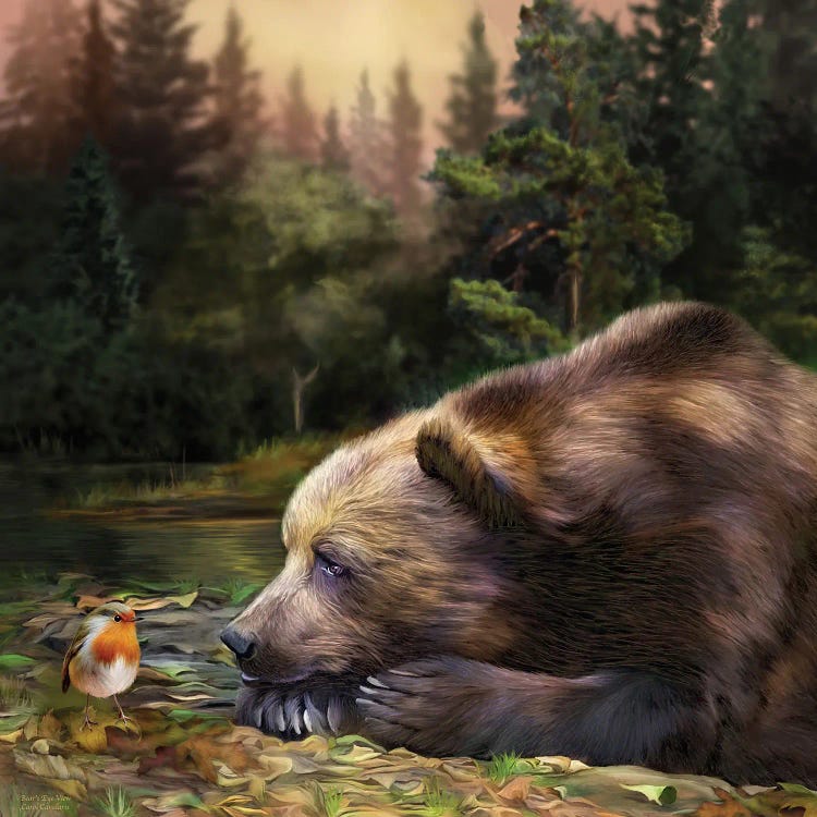 Bear's Eye View by Carol Cavalaris wall art