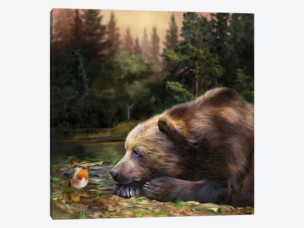 Bear's Eye View by Carol Cavalaris 1-piece Canvas Art Print