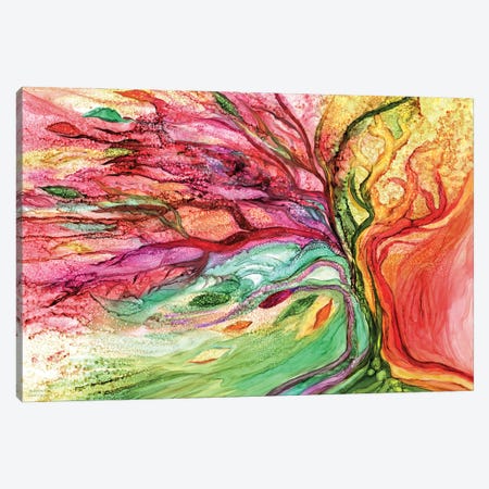 Rainbow Tree Canvas Print #CAV52} by Carol Cavalaris Canvas Print