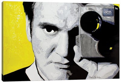 QT Canvas Art Print - Quentin Tarantino