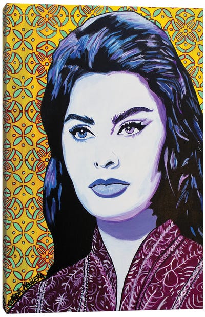 Sophia Canvas Art Print - Sophia Loren