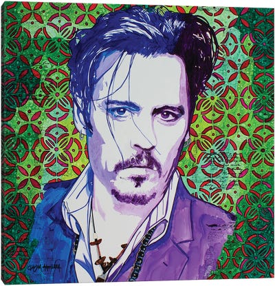 Team Johnny Canvas Art Print - Johnny Depp
