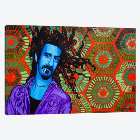 Zappa The Creator Canvas Print #CAX20} by Claudia Aguilera Canvas Artwork