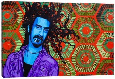 Zappa The Creator Canvas Art Print - Claudia Aguilera