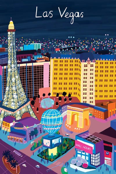 Nevada: View from Above Las Vegas by Carla Daly