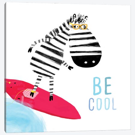 Be Cool Canvas Print #CAY33} by Carla Daly Canvas Artwork