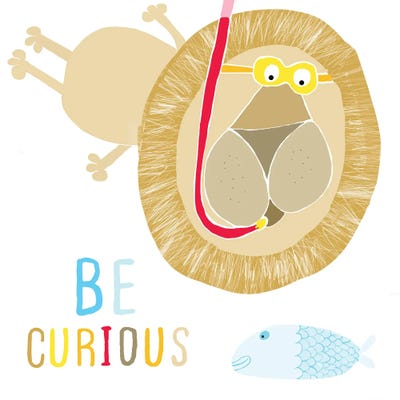 Be Curious by Carla Daly multi panel art
