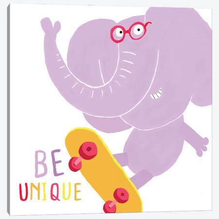 Be Unique Canvas Print #CAY35} by Carla Daly Canvas Print