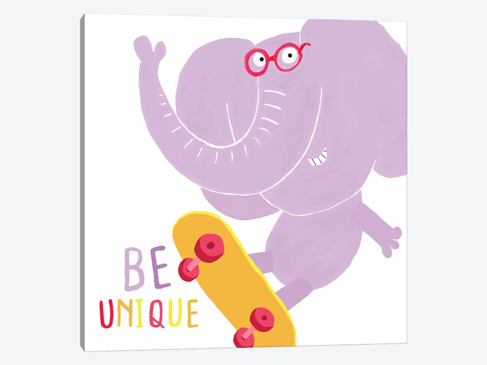 Be Unique by Carla Daly 1-piece Canvas Wall Art