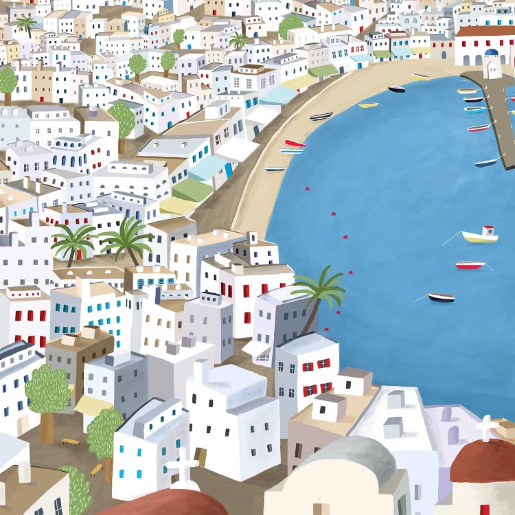 Greece Mykonos by Carla Daly wall art