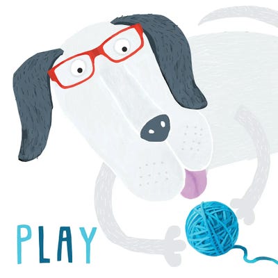 Play by Carla Daly multi panel art