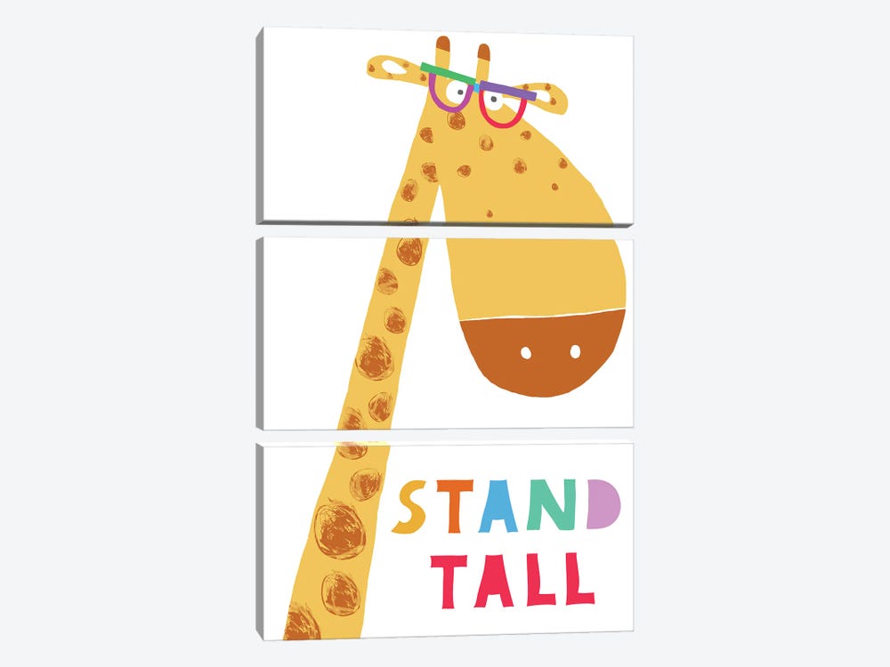 Stand Tall by Carla Daly 3-piece Canvas Print