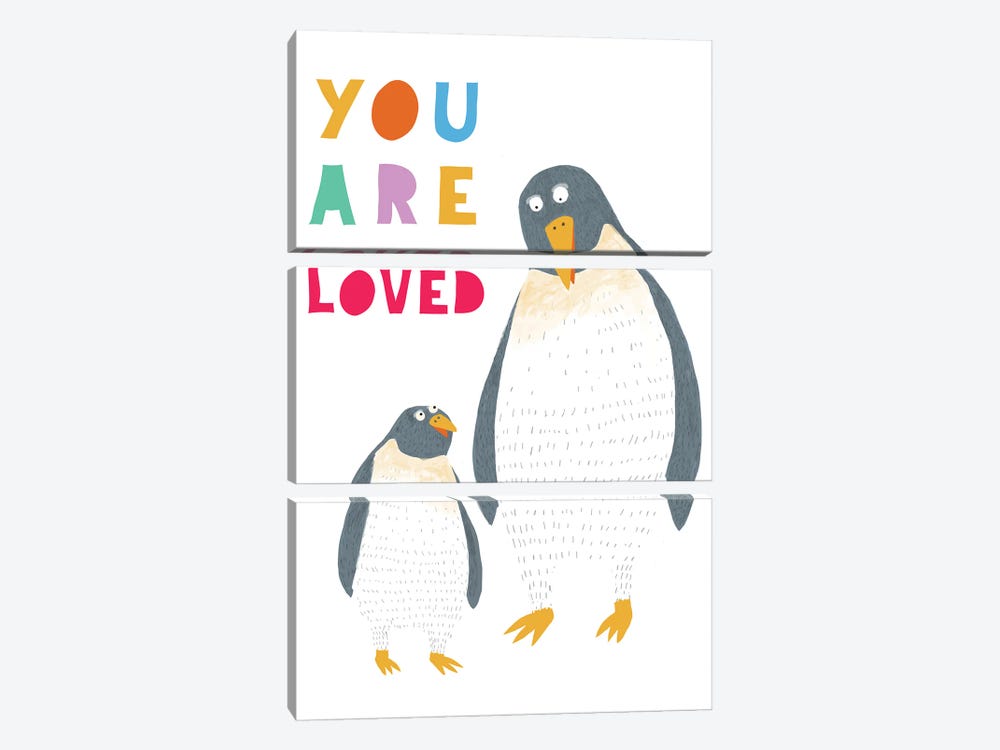 You Are Loved by Carla Daly 3-piece Canvas Art
