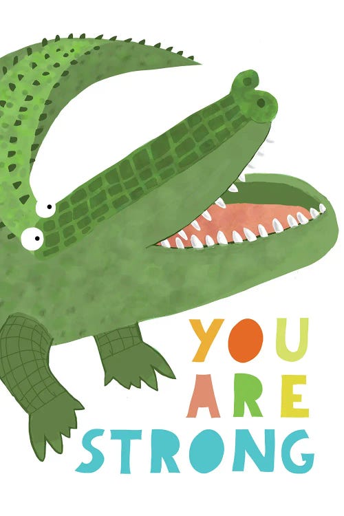 You Are Strong by Carla Daly wall art