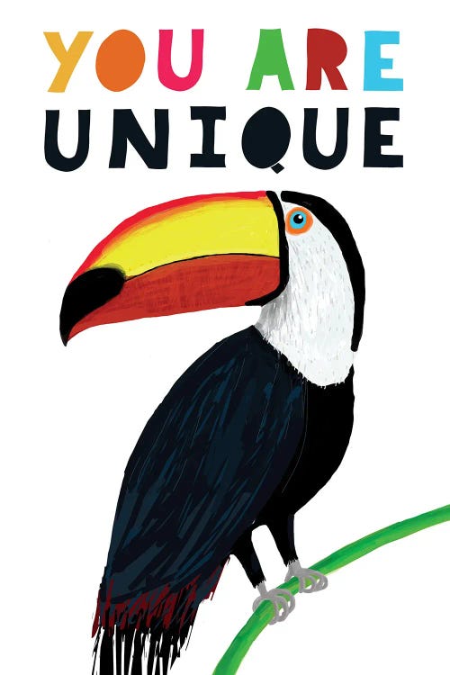 You Are Unique by Carla Daly wall art