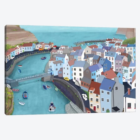 Staithes I Canvas Print #CAY66} by Carla Daly Canvas Wall Art