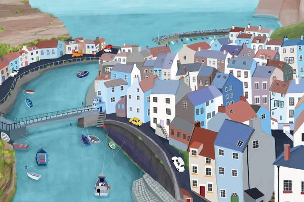 Carla Daly: Staithes I by Carla Daly