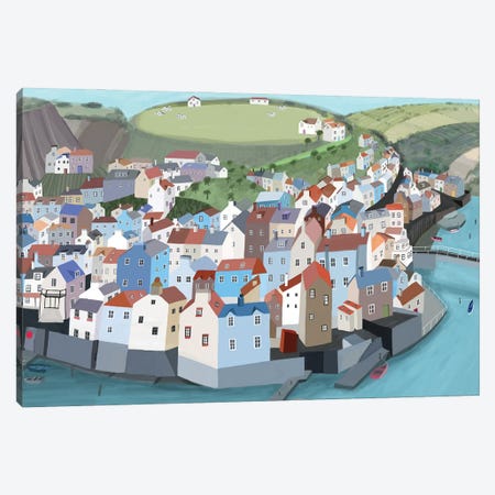 Staithes II Canvas Print #CAY67} by Carla Daly Canvas Art