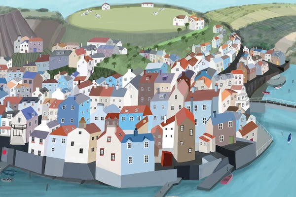 Carla Daly: Staithes II by Carla Daly