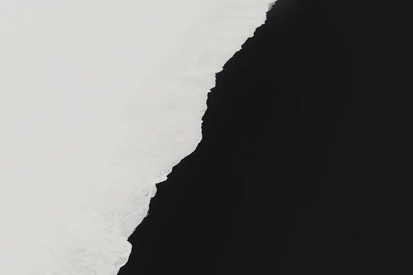 Aerial Photography: Sharp Split by Andrea Caruso