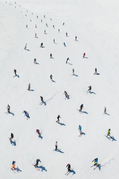 Skiers by Andrea Caruso wall art