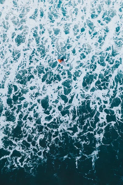 Minimalist Photography: Stormy Foam by Andrea Caruso