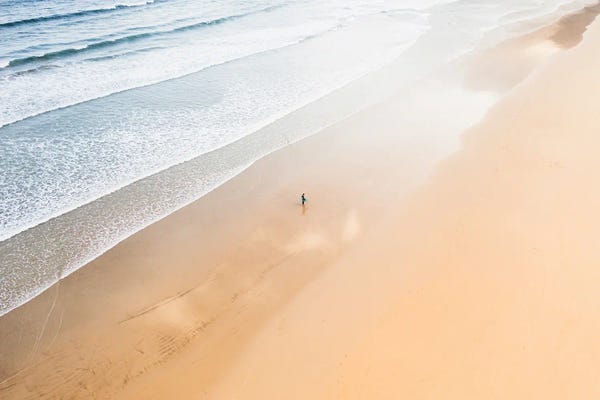 Andrea Caruso: Sunrise Surfer by Andrea Caruso
