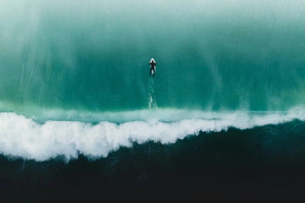 Aerial Photography: Surfer Way by Andrea Caruso